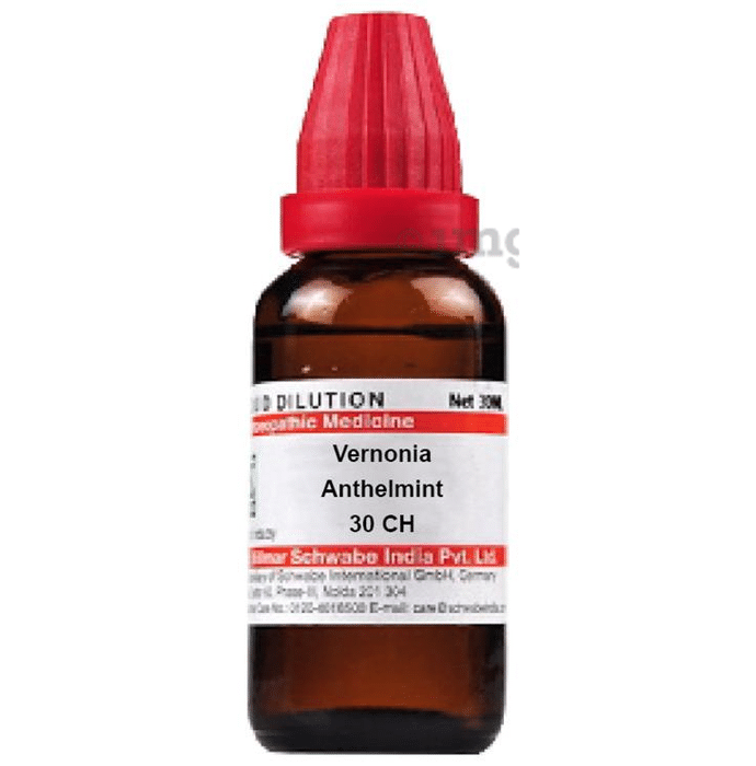 Dr Willmar Schwabe India Vernonia Anthelmintica Dilution 30 CH