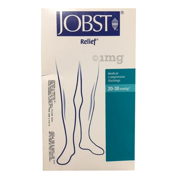 Jobst Relief CCL2 AG Above Knee Medical Compression Stockings Medium Beige