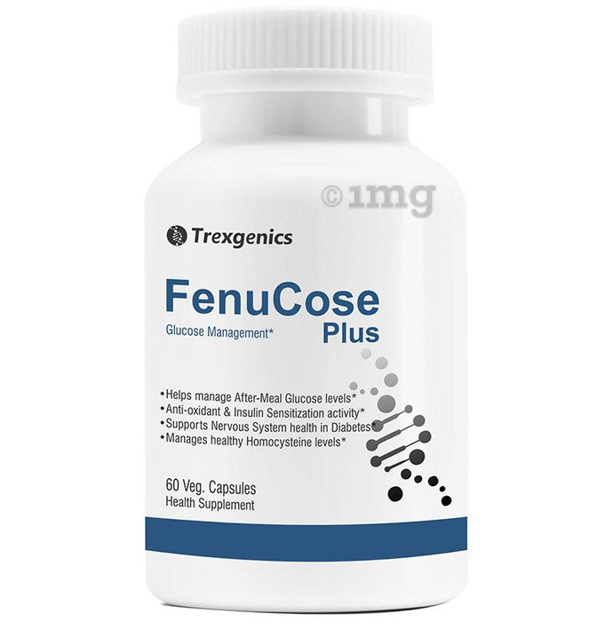 Trexgenics FenuCose Plus Diabetes Support Veg Capsules