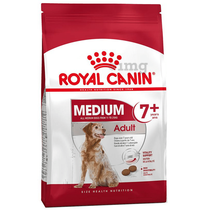 Royal Canin Medium Dog Pet Food Adult 7+ Years