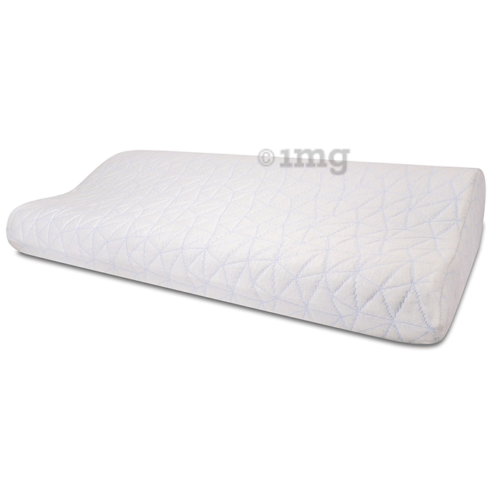 Sleepsia Premium Quality Thick Contour Gel Infused Pillow Large Bamboo Fabric