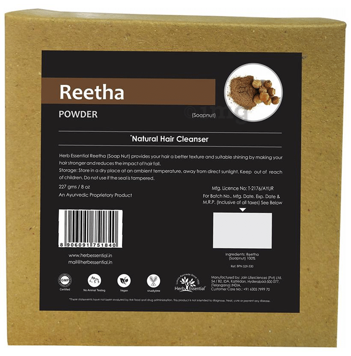 Herb Essential Reetha Powder