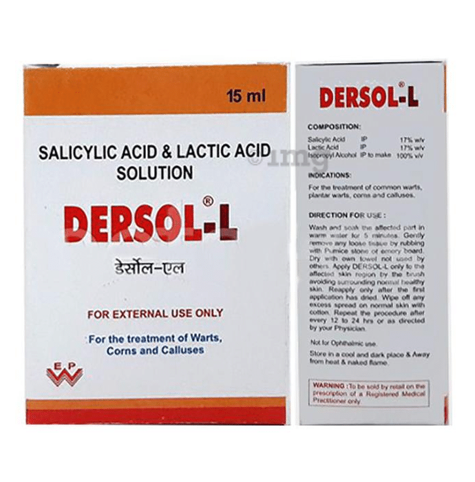 Dersol L Salicyclic Acid & Lactic Acid Solution