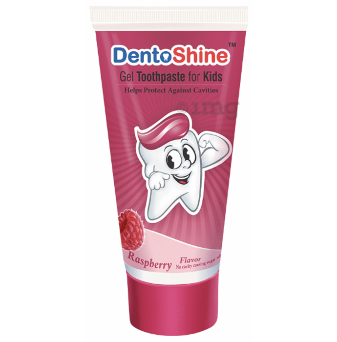 DentoShine Raspberry Gel Toothpaste for Kids