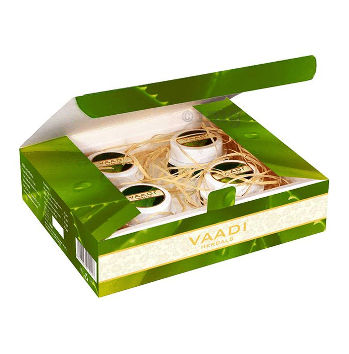 Vaadi Herbals Anti-Acne Aloe Vera Facial Kit with Green Tea Extract 70gm