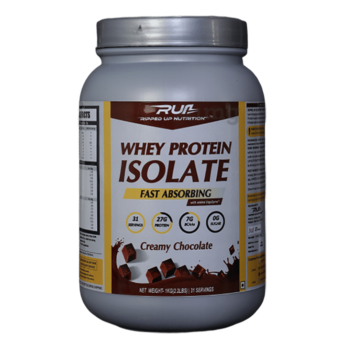 Ripped Up Nutrition Whey Protein Isolate Creamy Chocolate