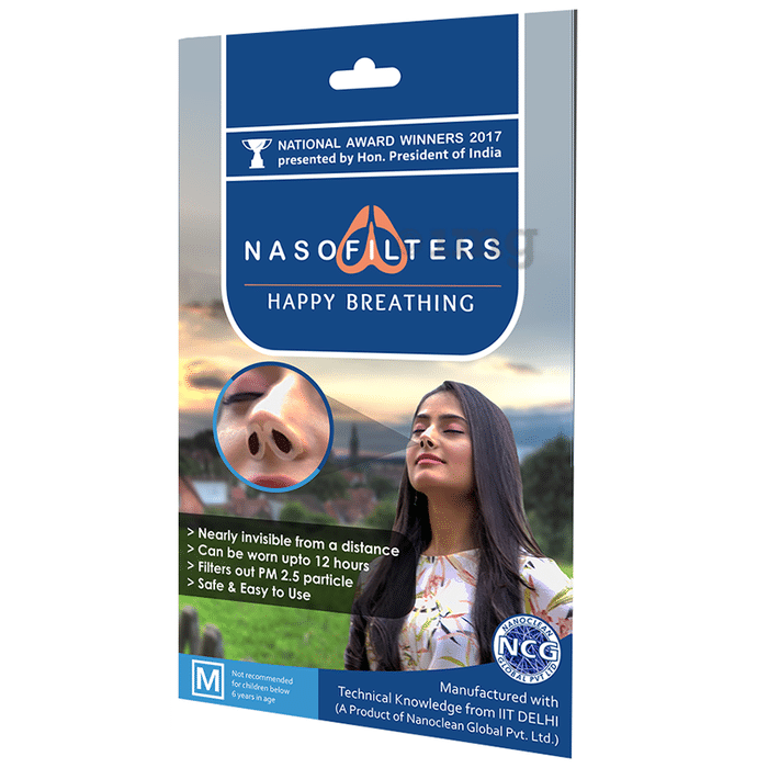 Nasofilters Monthly Pack Set of 24 and 6 Complimentary Medium