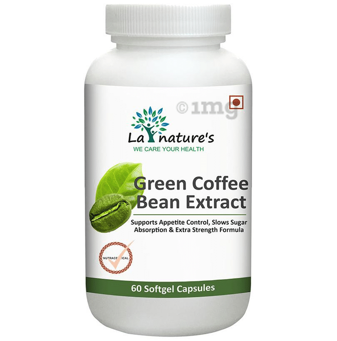La Nature's Green Coffee Bean Extract Softgel Capsules