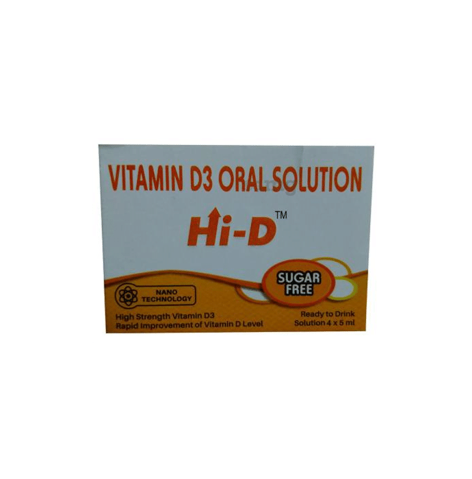 Hi-D Sugar Free Oral Solution 5ml