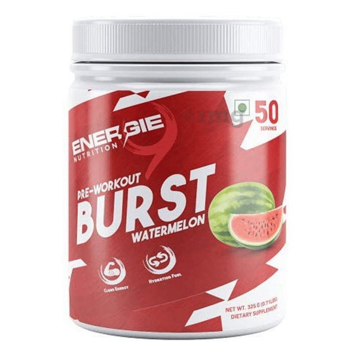 Energie 9 Nutrition PreWorkout Burst Watermelon Buy jar of 325.0 gm