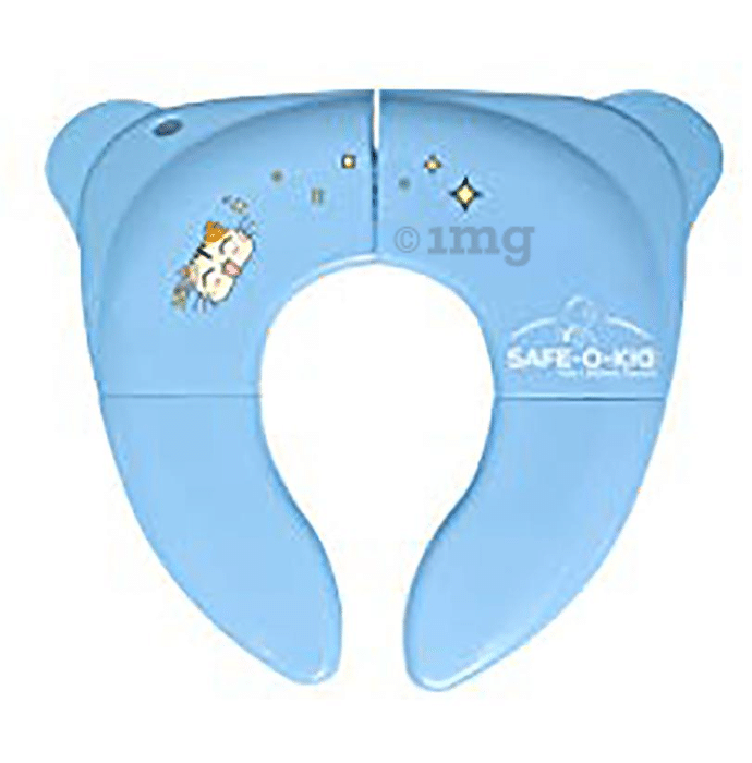 Safe-O-Kid Foldable Baby Toilet/Potty Seat Cover Blue