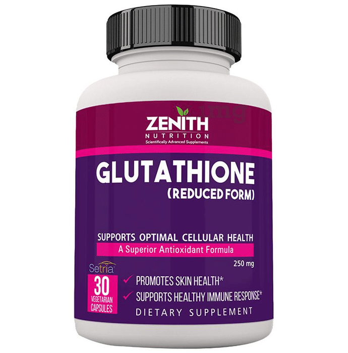 Zenith Nutrition Glutathione 250mg Capsule