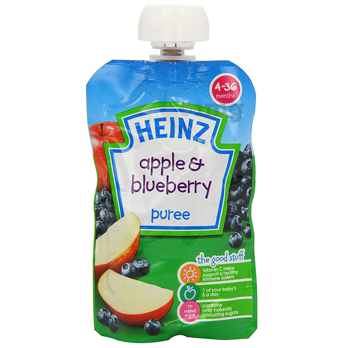 Heinz Puree Apple & Blueberry