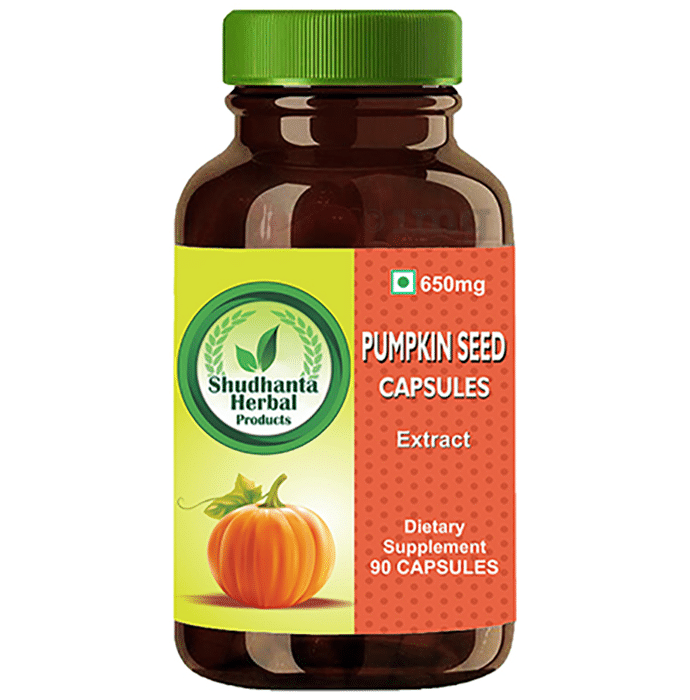 Shudhanta Herbal Pumpkin Seed 650mg Capsule