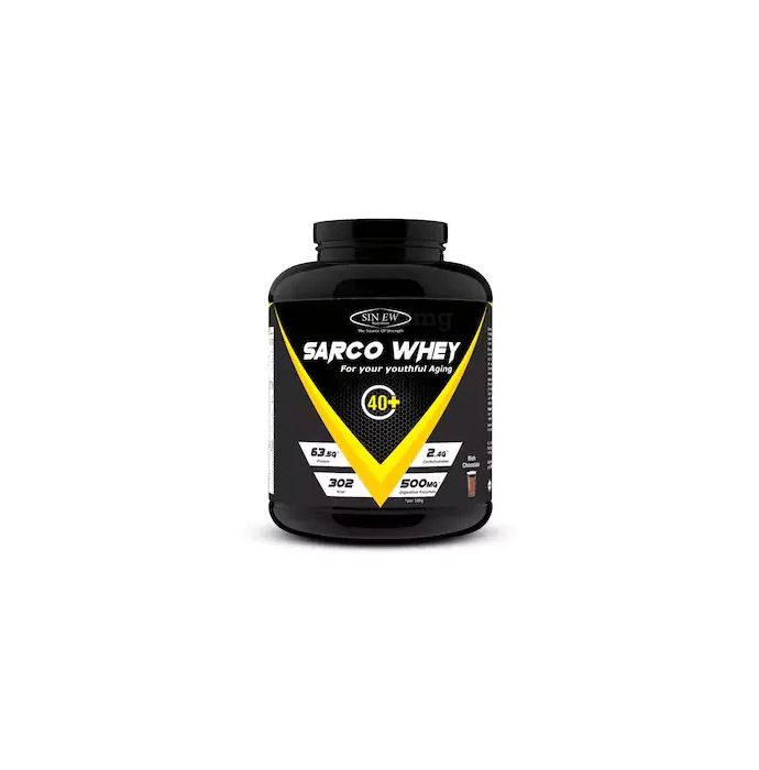 Sinew Nutrition Sarco Whey Protein with Digestive Enzyme Rich Chocolate
