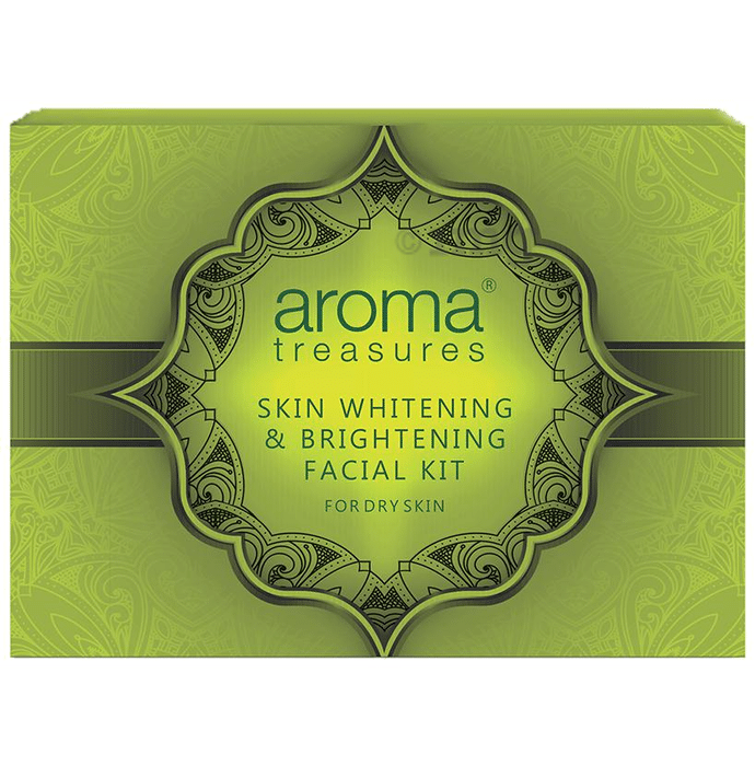 Aroma Treasures Skin Whitening & Brightening Facial Kit Dry Skin