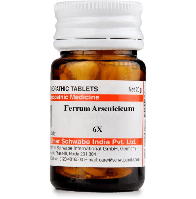 Dr Willmar Schwabe India Ferrum Arsenicicum Trituration Tablet 6X
