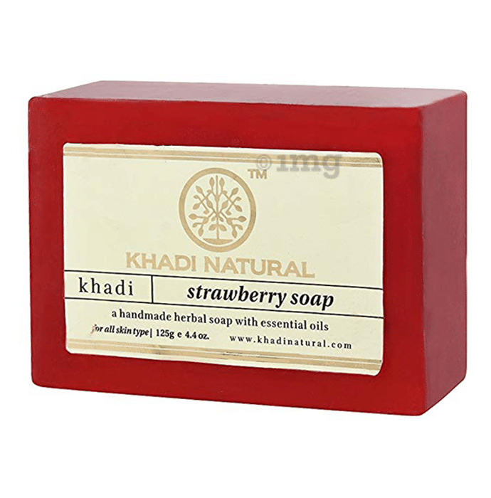 Khadi Naturals Ayurvedic Strawberry Soap