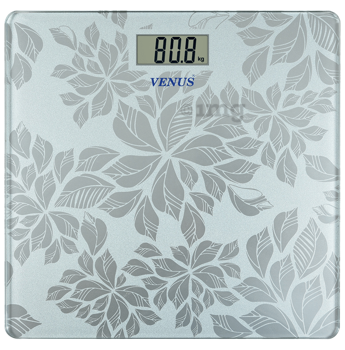Venus Prime Lightweight ABS Digital/LCD Personal Health Body Weight Weighing Scale Silver Glass