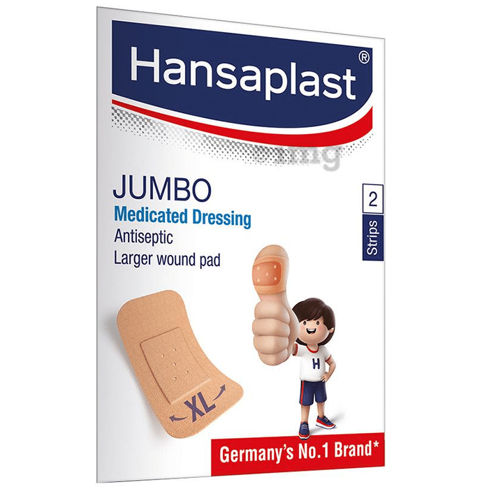 Hansaplast Jumbo Antiseptic Larger Wound Pad