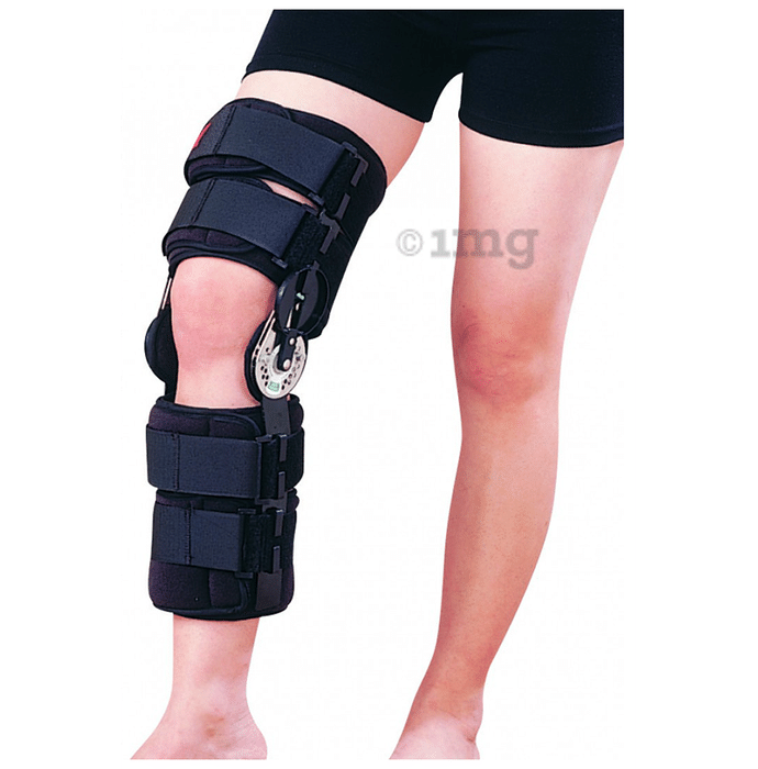 Health Point OH-702 Adj. Hinge Knee Splint Free Size 57 cm