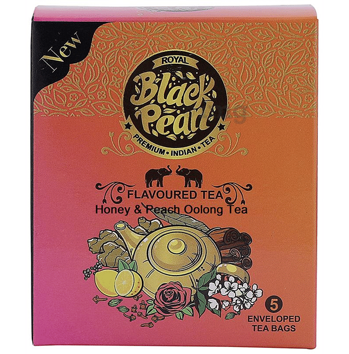 Royal Black Pearl Honey and Peach Oolong Flavoured Tea