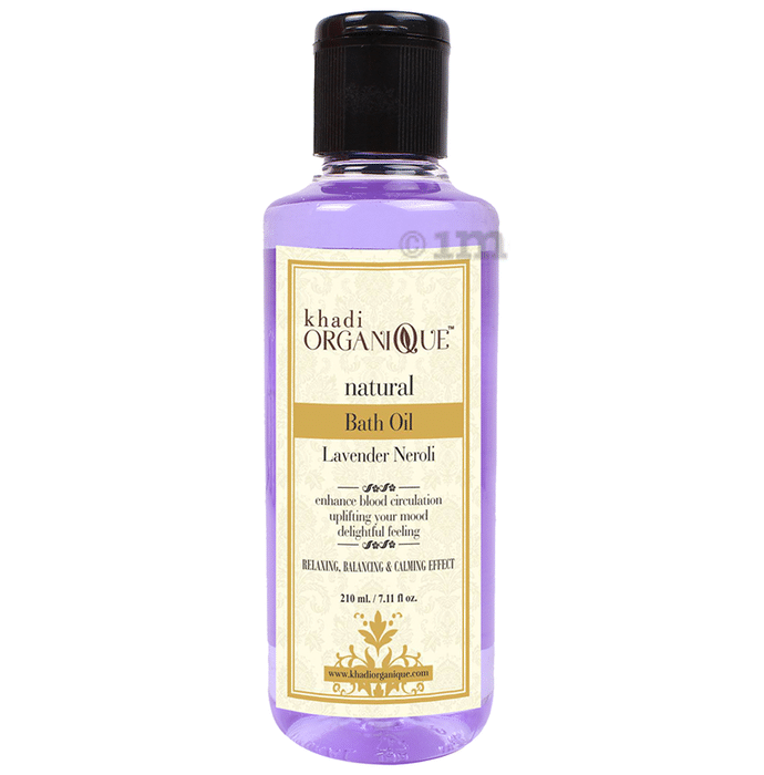 Khadi Organique Natural  Bath Oil Lavender Neroli