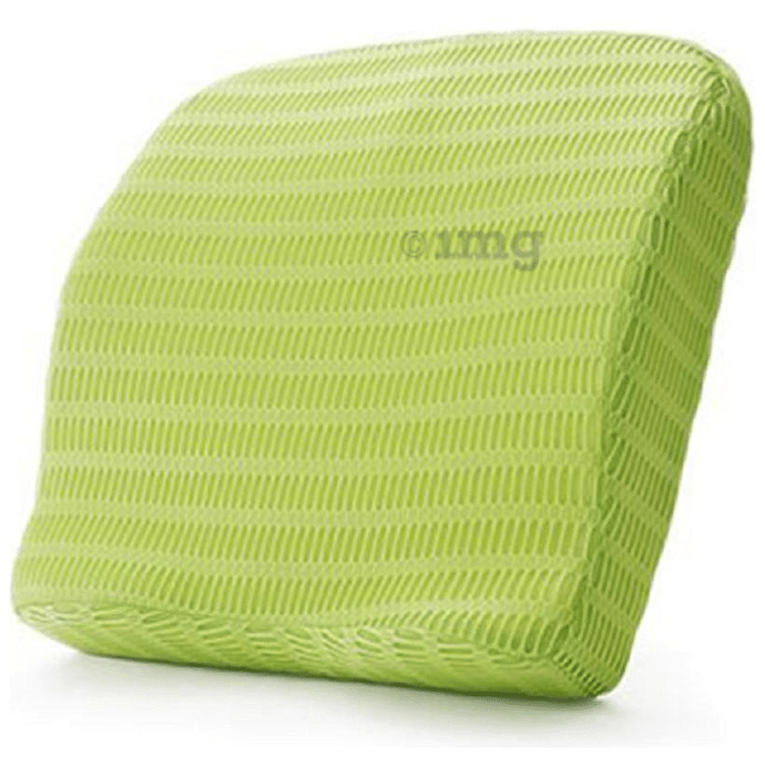 HealthSense BC 21 Backrest Cushion with Memory Foam Grass Green