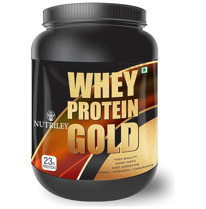 Nutriley Whey Protein Gold Powder Kesar Pista Badam