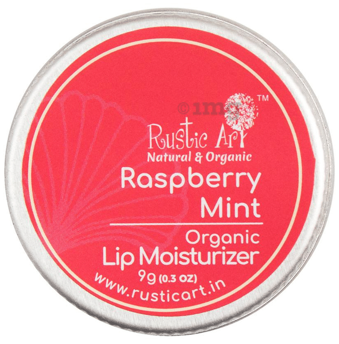 Rustic Art Natural & Organic Lip Moisturizer Raspberry Mint