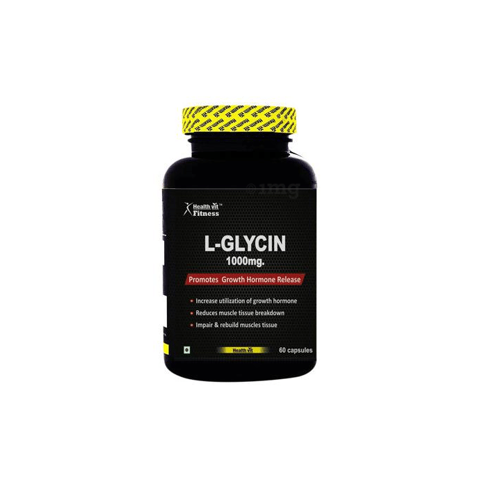 HealthVit Fitness L-Glycin 1000mg Capsule