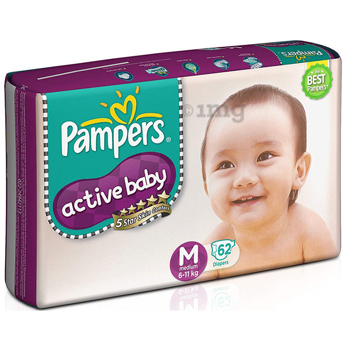 Pampers Active Baby Diaper Medium