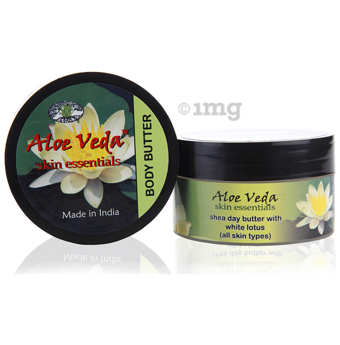 Aloe Veda Luxury Body Butter Shea Butter with White Lotus