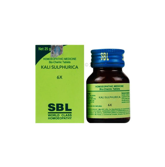 SBL Kali Sulphurica Biochemic Tablet 6X