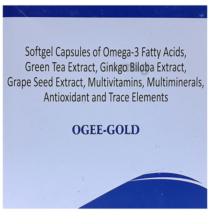 Ogee-Gold Softgel Capsule