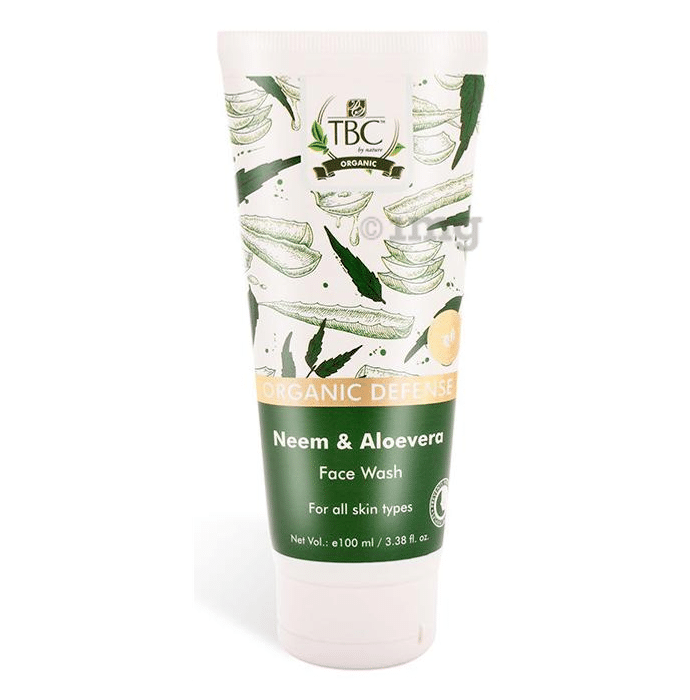 TBC Organic Defense Neem & Aloevera Face Wash