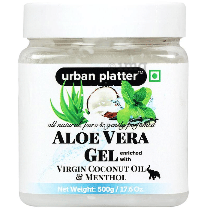 Urban Platter Aloe Vera Gel Enriched with Virgin Coconut Oil and Menthol