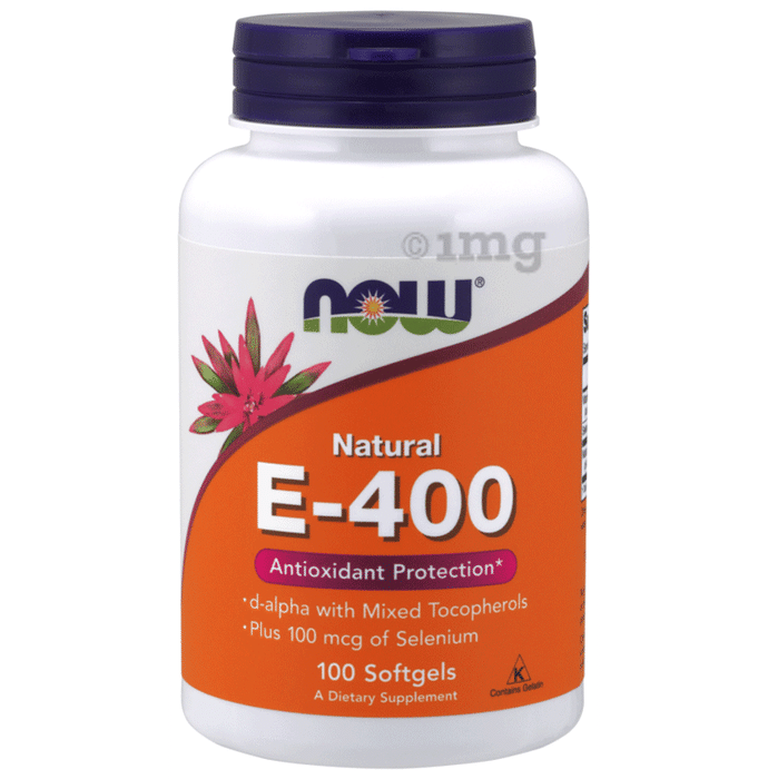 Now Natural E 400 Softgels