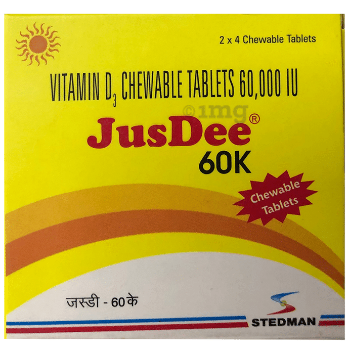 Jusdee 60K Chewable Tablet