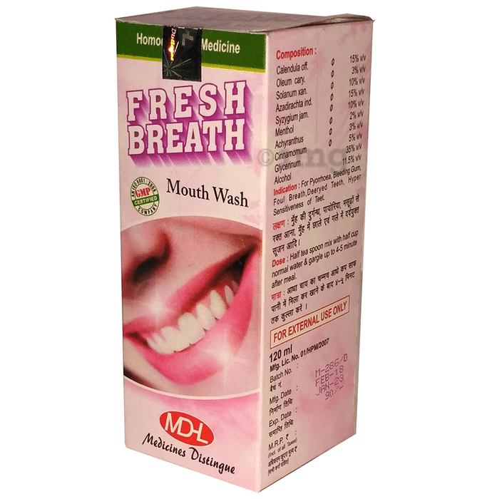 MD Homoeo Fresh Breath Mouth Wash