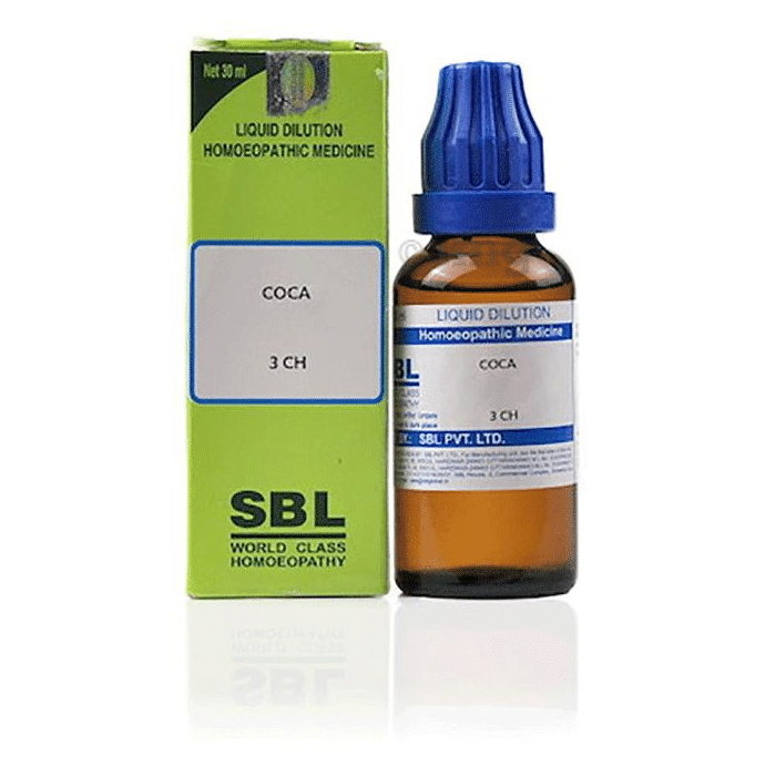 SBL Coca Dilution Homeopathic Medicine 3 CH