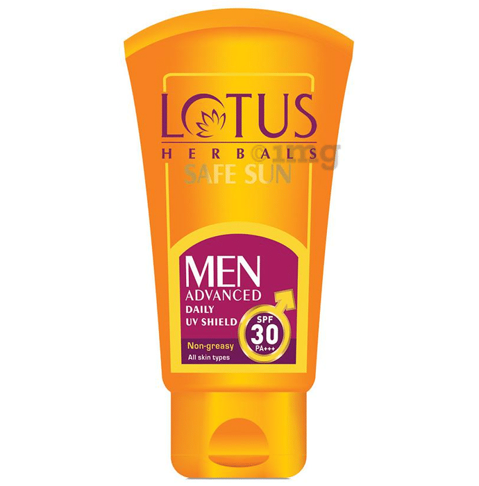 Lotus Herbals Safe Sun Men Advanced Daily UV Shield SPF 30 PA+++