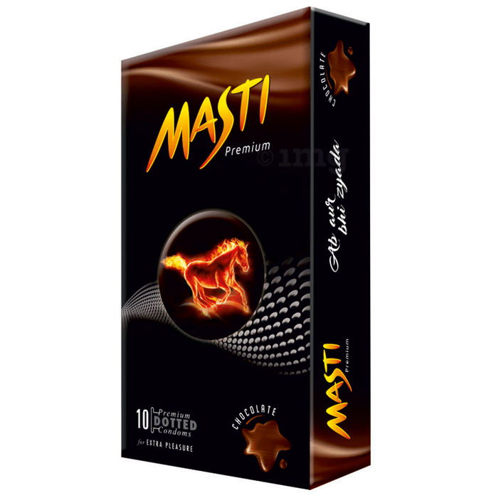 Masti Premium Dotted Condom Chocolate