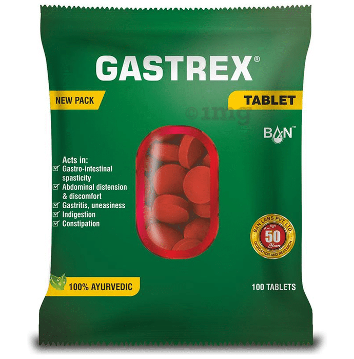 Gastrex| Ayurvedic solution for Indigestion, Acidity and Bloating| Tablet