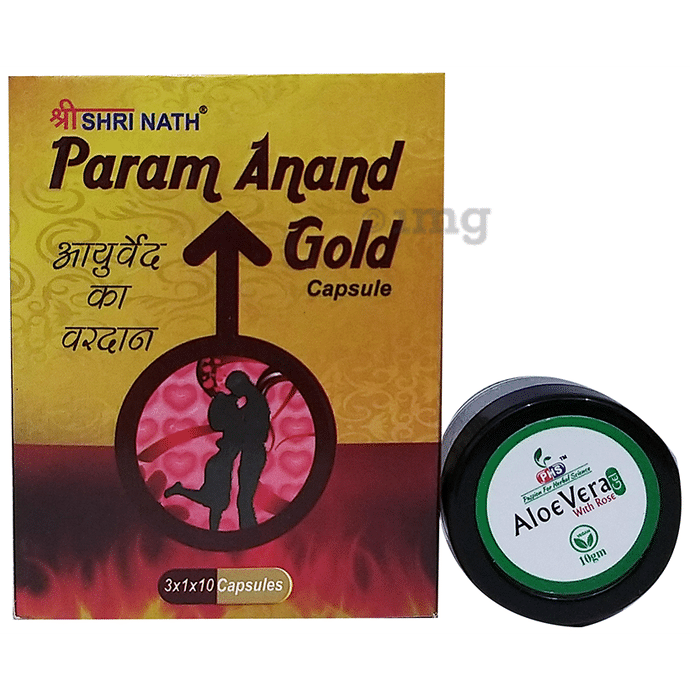 Shri Nath Param Anand Gold Capsule with Aloe Vera Gel 10gm free