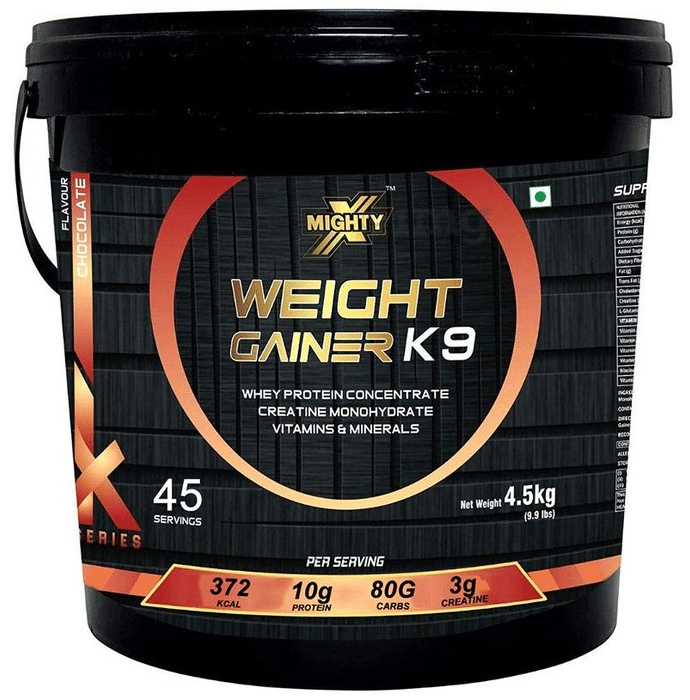 MightyX Weight Gainer K9 Powder Chocolate