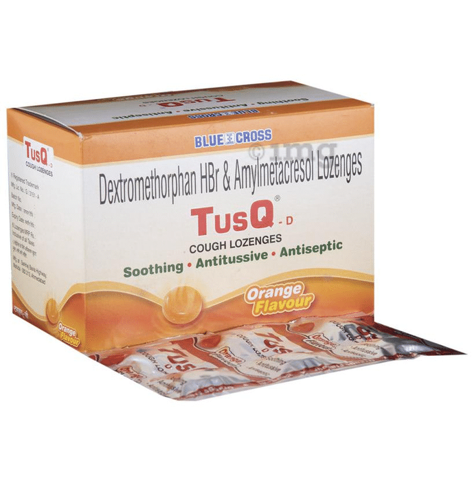 Tusq-D Cough Lozenges Orange
