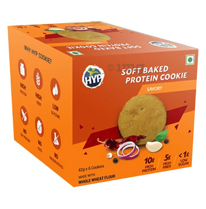 HYP Savory Soft Baked Protein Cookie (42gm Each)