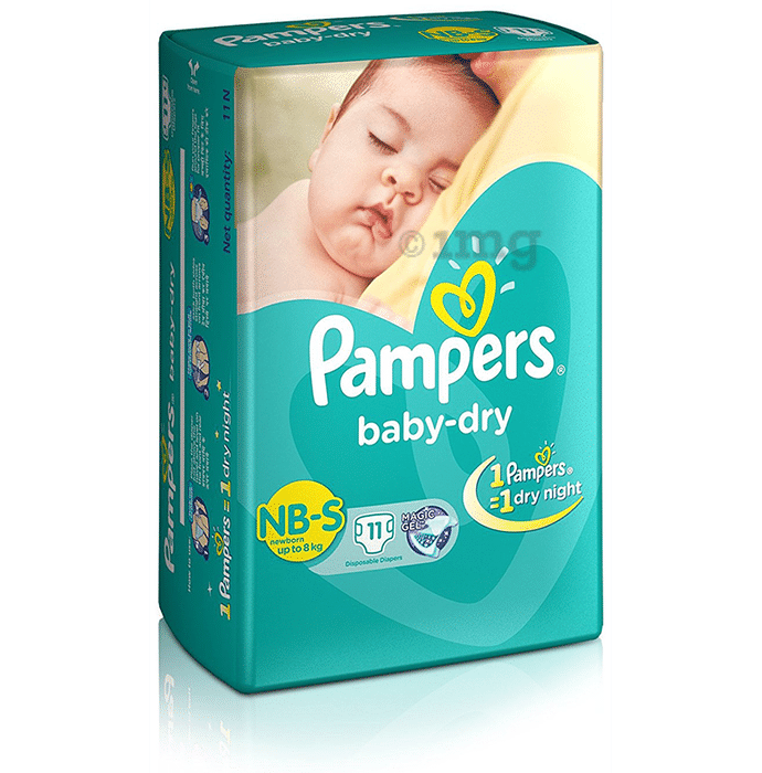 Pampers Baby-Dry Disposable Diaper NB-S