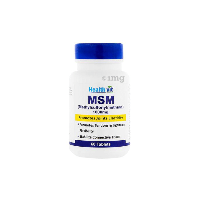 HealthVit Msm 1000mg Tablet